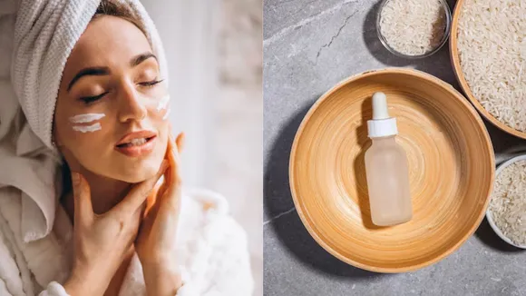 Rice face mask for glowing skin