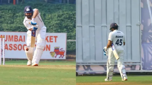 રોહિત શર્મા ડોમેસ્ટિક ક્રિકેટમાં પણ નિષ્ફળ, માત્ર 3 રન પર આઉટ | Rohit Sharma Fails In Domestic Cricket Ranji Trophy