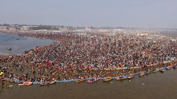 Space Photo of Maha Kumbh 2025, How does Mahakumbh look from space?