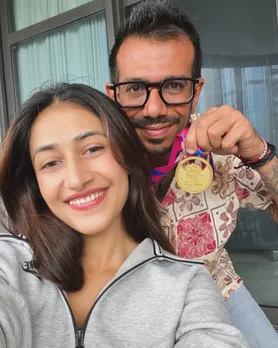 Yuzvendra Chahal and Dhanashree Verma