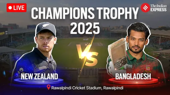 Champions Trophy 2025, BAN vs NZ Live Cricket Score, BAN vs NZ