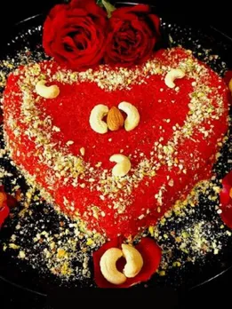 Beetroot Carrot Halwa Cake reciepe | Carrot Beetroot Halwa Cake reciepe | Valentines Cake recipe
