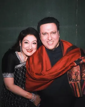 Govinda with wife sunita ahuja