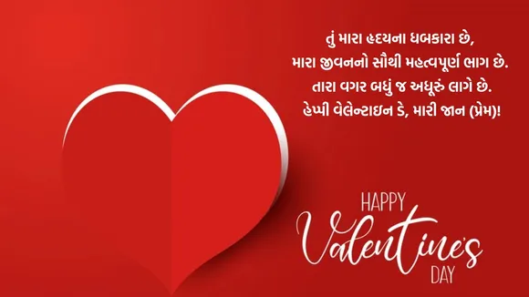 Happy Valentines Day 2025 Wishes Status,  હેપ્પી વેલેન્ટાઇન ડે 2025 તારીખ