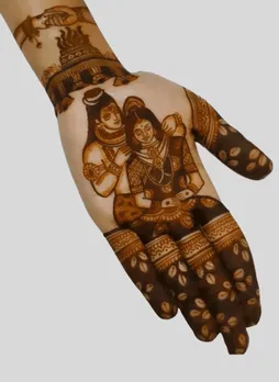મહાશિવરાત્રી મહેંદી ડિઝાઇન, Mahashivratri special mehndi,