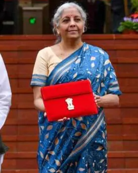 Nirmala Sitharaman budget 2024 interim saree