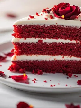 rose day special rose cake Recipe
