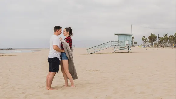 couple Romantic trip plan world beautiful beaches