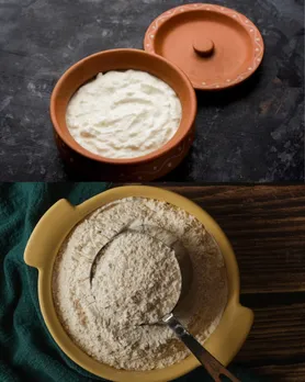 curd with gram flour