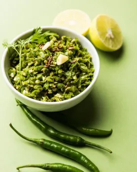 green chillies thecha recipe