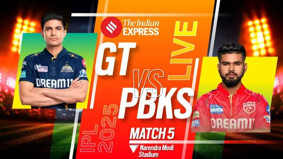 GT vs PBKS Live Score, IPL 2025, GT vs PBKS