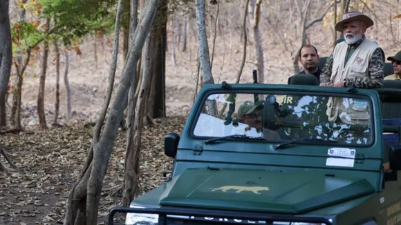 PM Narendra Modi In Gir National Park | PM Narendra Modi Visit Gir Lion Park | Gir National Park | Gir Lion | PM Narendra Modi