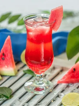 Watermelon Cooler Recipe in gujarati