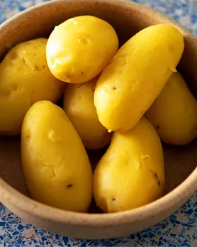 boiled potatoes