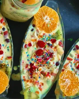 fruit salad Recipe in gujarati