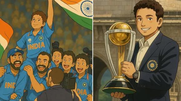 ghibli image, sachin tendulkar ghibli image, sachin tendulkar