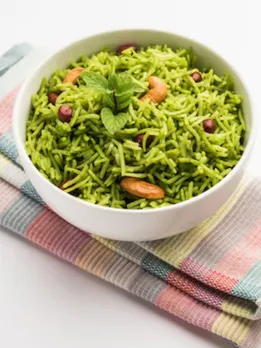 mint rice for lunch box