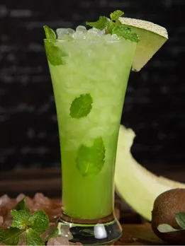 muskmelon Cooler Recipe in gujarati