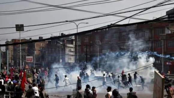 nepal pro-monarchy protesters, nepal, pro-monarchy protesters