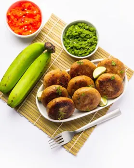 raw banana tikki recipe for fasting