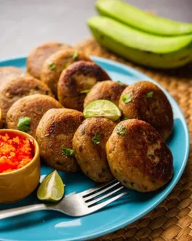 raw banana tikki recipe