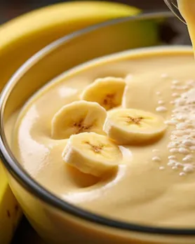 Banana Almond Custard