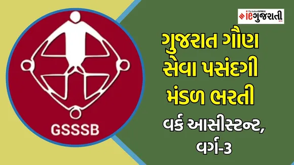 GSSSB Recruitment 2025, Work Assistant