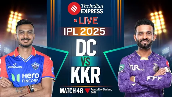 IPL Live Score 2025 DC vs KKR, IPL 2025, DC vs KKR