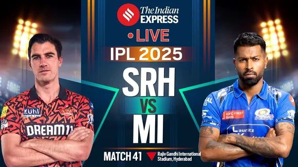 IPL Live Score 2025 SRH vs MI, IPL 2025, SRH vs MI