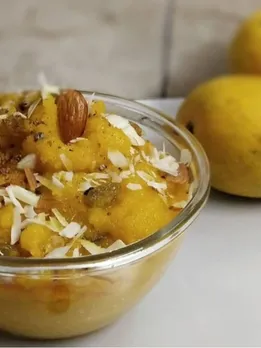 mango halwa recipe in gujarati