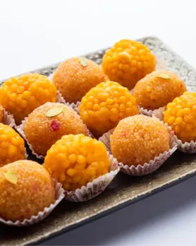 Motichoor Laddu recipe in gujarati