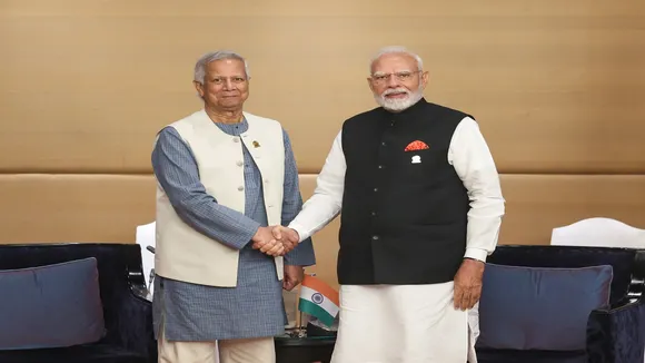 PM Modi meets Muhammad Yunus