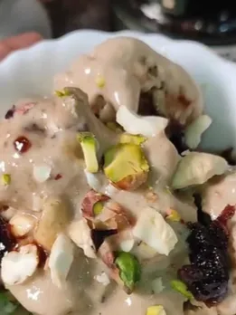 summer special Gulkand ice cream