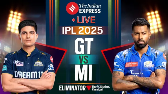 IPL 2025 Eliminator Live GT vs MI, IPL 2025 Eliminator, GT vs MI
