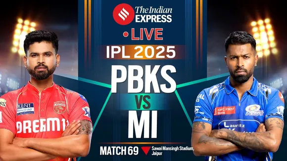 IPL Live Score 2025 MI vs PBKS, IPL 2025, MI vs PBKS