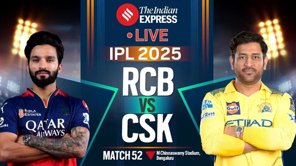 IPL Live Score 2025 RCB vs CSK, IPL 2025, RCB vs CSK