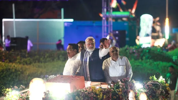 PM Narendra Modi Road Show, PM Narendra Modi