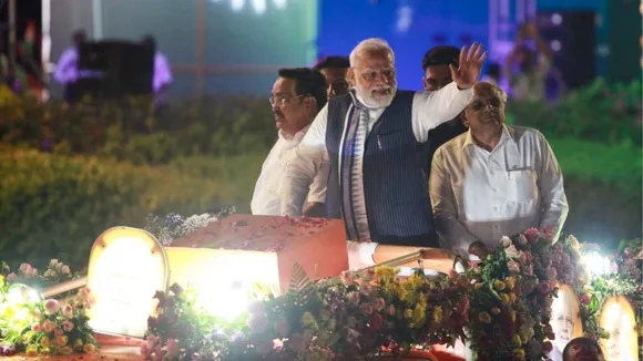 PM Narendra Modi Road Show, PM Narendra Modi