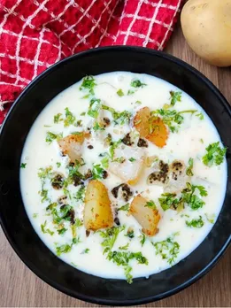 aloo tadka raita recipe