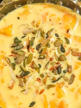 creamy mango rabdi recipe