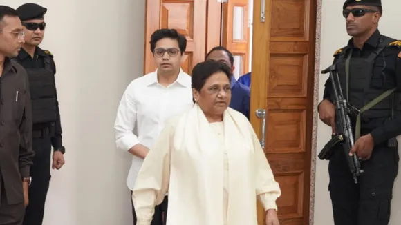 mayawati | akash anand | mayawati with akash anand | BSP Head