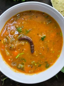 south Indian style sambhar recipe, sambhar recipe,
