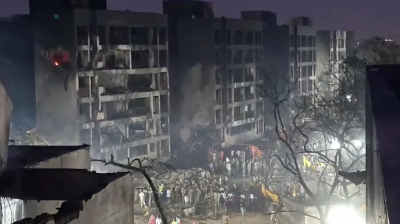 Ahmedabad plane crash pictures, Ahmedabad London plane crash