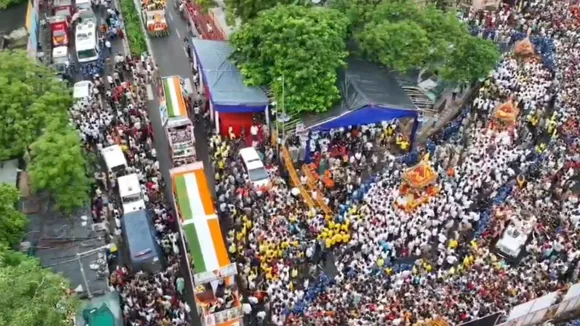 Jagannath Rath Yatra 2025, અમદાવાદ રથયાત્રાની ડ્રોન તસવીરો