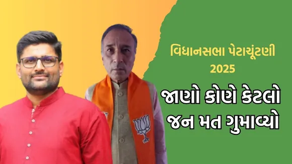 Kadi by-election 2025, Visavadar by-election 2025