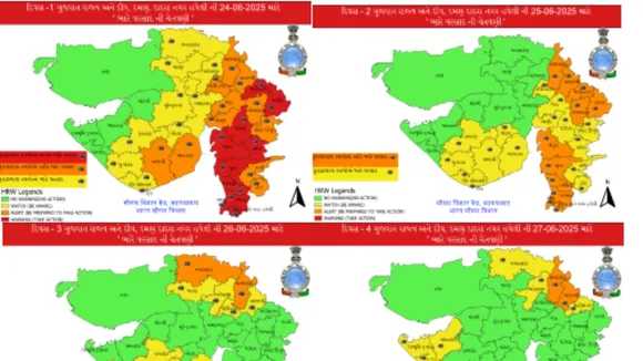 Meteorological Department forecast for Gujarat