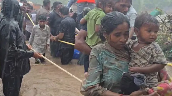 Mahuva torrential rain, Talgajarda village