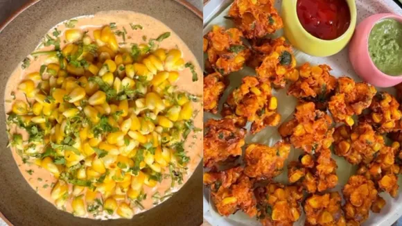 roasted corn recipe, Makai na Bhajiya,