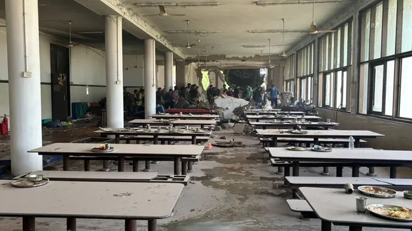 Plane Crash in BJ Medical Hostel Canteen