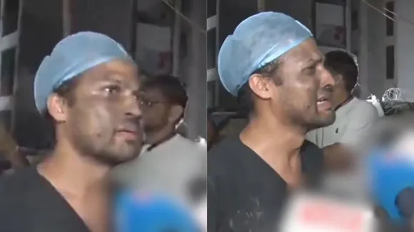 doctor emotional viral video, Ahmedabad Plane crash, અમદાવાદ પ્લેન ક્રેશ